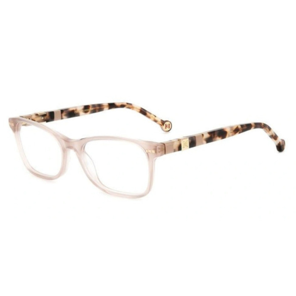 NWT Carolina Herrera HER-0110-L93-54 Nude Havana 54mm Eyeglasses